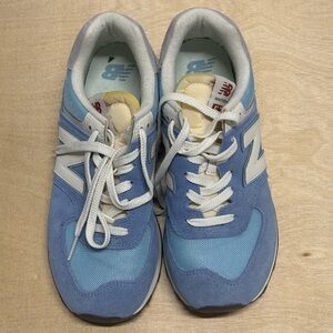 New Balance 574 Light Blue Sneakers